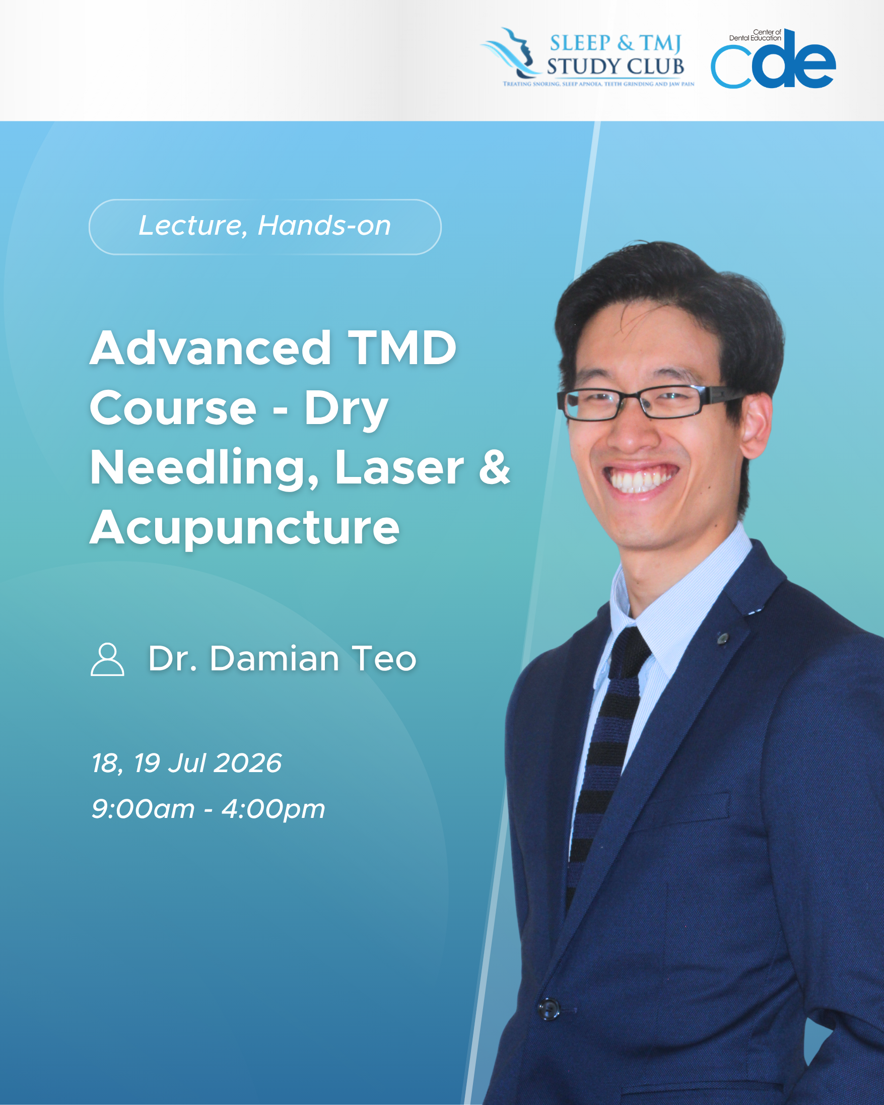 Advanced TMD Course - Dry Needling, Laser & Acupuncture