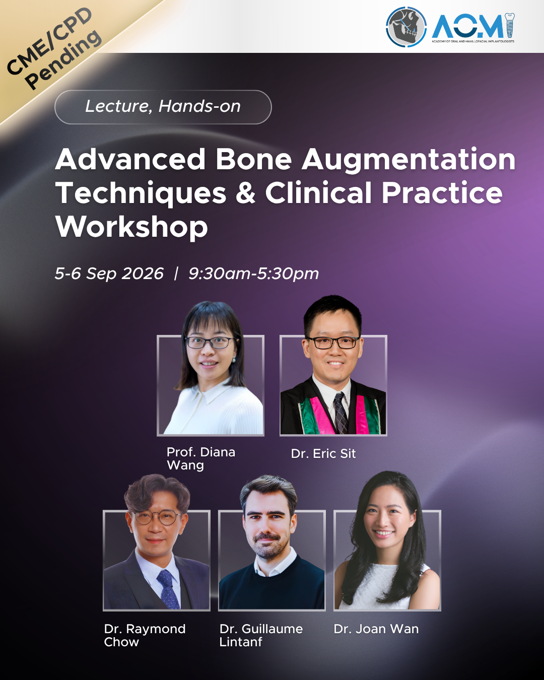 Advanced Bone Augmentation Techniques & Clinical Practice Workshop